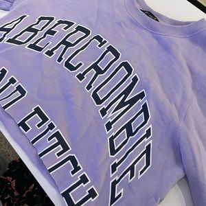 Abercrombie cropped crewneck